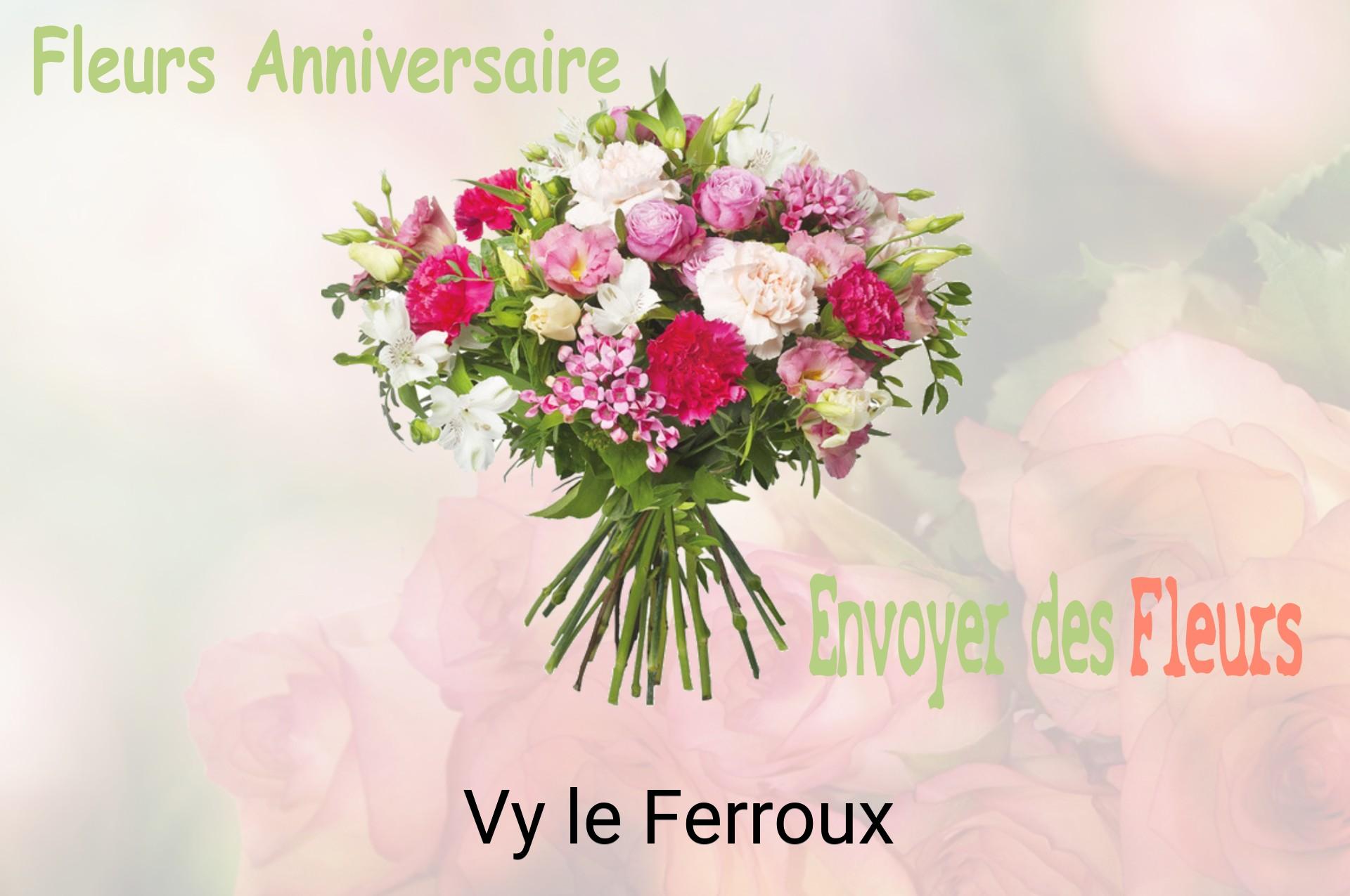 Bouquet de fleurs d’anniversaire livré à Vy-le-Ferroux